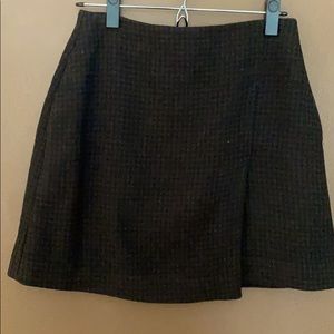 Uniqlo houndstooth mini skirt
